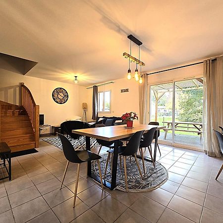 Le Clos Andree - Charmante Maison 8 Personnes - 5 Lits - Climatisation Reversible - Parking 3 Vehicules - Garage - Zone Nord Montauban - Terrasse Et Jardin Eksteriør bilde