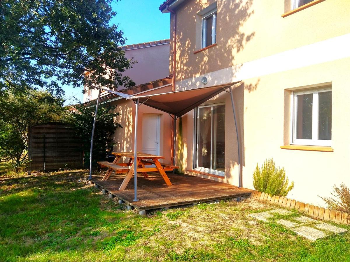 Le Clos Andree - Charmante Maison 8 Personnes - 5 Lits - Climatisation Reversible - Parking 3 Vehicules - Garage - Zone Nord Montauban - Terrasse Et Jardin Eksteriør bilde