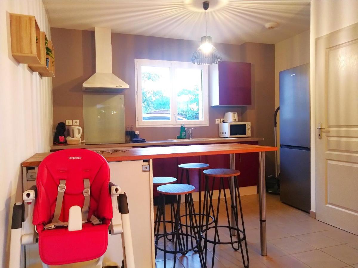 Le Clos Andree - Charmante Maison 8 Personnes - 5 Lits - Climatisation Reversible - Parking 3 Vehicules - Garage - Zone Nord Montauban - Terrasse Et Jardin Eksteriør bilde