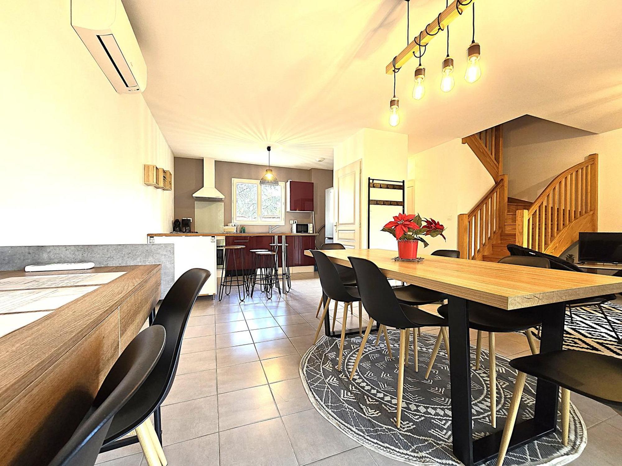 Le Clos Andree - Charmante Maison 8 Personnes - 5 Lits - Climatisation Reversible - Parking 3 Vehicules - Garage - Zone Nord Montauban - Terrasse Et Jardin Eksteriør bilde